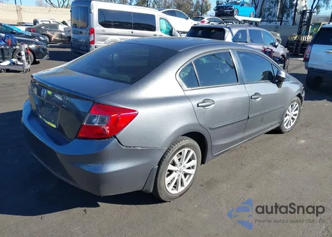 2012 Honda Civic Ex-L from USA, damaged, VIN 2HGFB2F98CH519515